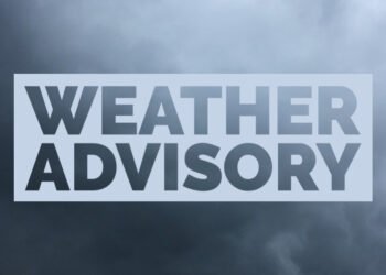 WEATHER (6:00 AM, 30 August) A small craft warning and a high surf advisory are in effect