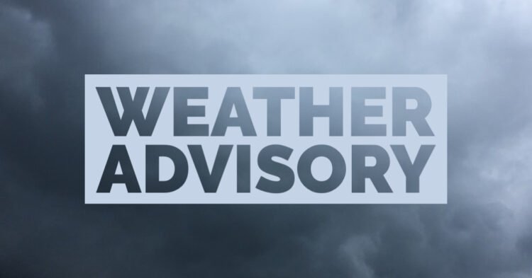 WEATHER (6:00 AM, 30 August) A small craft warning and a high surf advisory are in effect