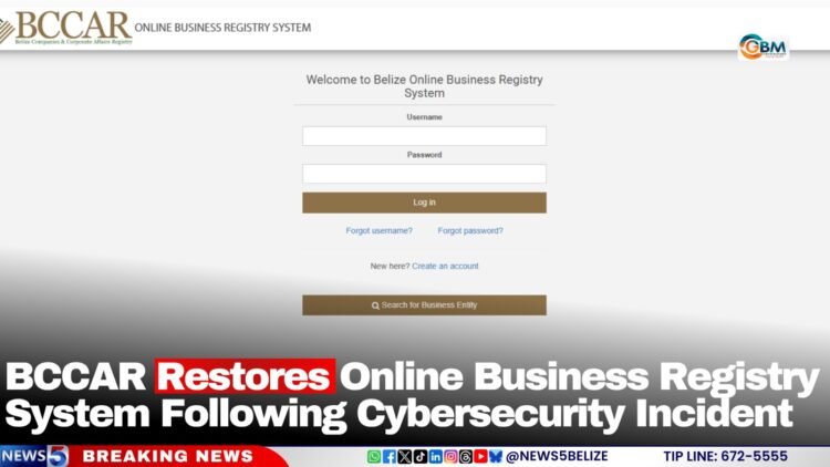 BCCAR Restores Online Business Registry System Following Cybersecurity Incident