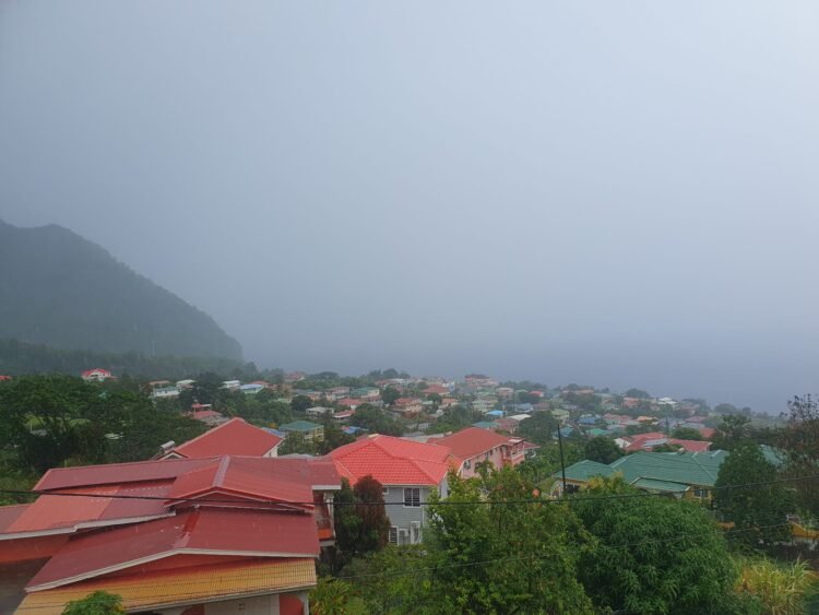 WEATHER UPDATE (6:00 PM, 12 August): Tropical wave to continue affecting region tonight with showers and isolated thunderstorms