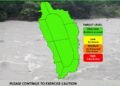 WEATHER UPDATE (12:00 PM, 15 August): Flash Flood Watch no longer in effect; Tropical wave continues to affect Dominica