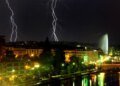 More than 14,000 households in Geneva plunged into darkness
