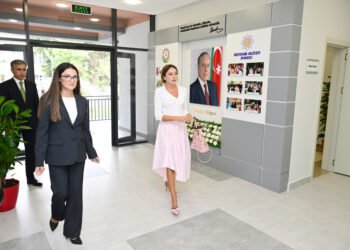 First VP Mehriban Aliyeva and her daughters, Leyla Aliyeva and Arzu Aliyeva, attend opening of nursery-kindergarten No. 352 in Baku (PHOTO/VIDEO)