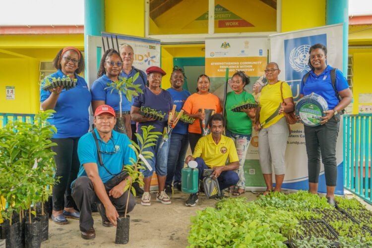 Kalinago families receive tools and training to strengthen food security and resilience