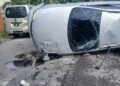 Vehicle accident at Fond Cole near Coast Guard Base
