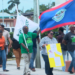 Trade Unions Protest Briefly after PM Briceno Misses Deadline