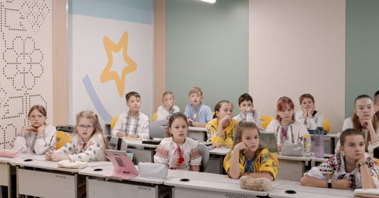 These Ukrainian Children Go to School Underground. They’re the Lucky Ones.