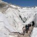 Swiss Rhône Glacier ice cave ordered closed