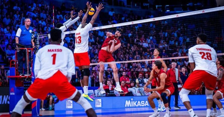 Due to a logistical error, Cuba arrives late to a volleyball tournament in Canada