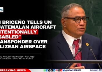 PM Briceño Tells UN Guatemalan Aircraft “Intentionally Disabled” Transponder Over Belizean Airspace