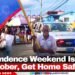 Independence Weekend Is Here: Drive Sober, Get Home Safe