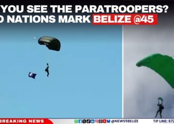 Did You See the Paratroopers? Two Nations Mark Belize @45