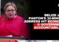 Belize @45: Panton’s 30-Minute Address Hit Economy & Government Accountability