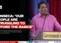 Fonseca: “Our People Are Struggling to Afford the Basics”