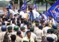 Bhim Army activists clash with police in Patna during protest over job exam irregularities