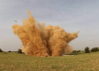 IAF successfully conducts trial of Indigenous Long-Range Glide Bomb Khagantak-243