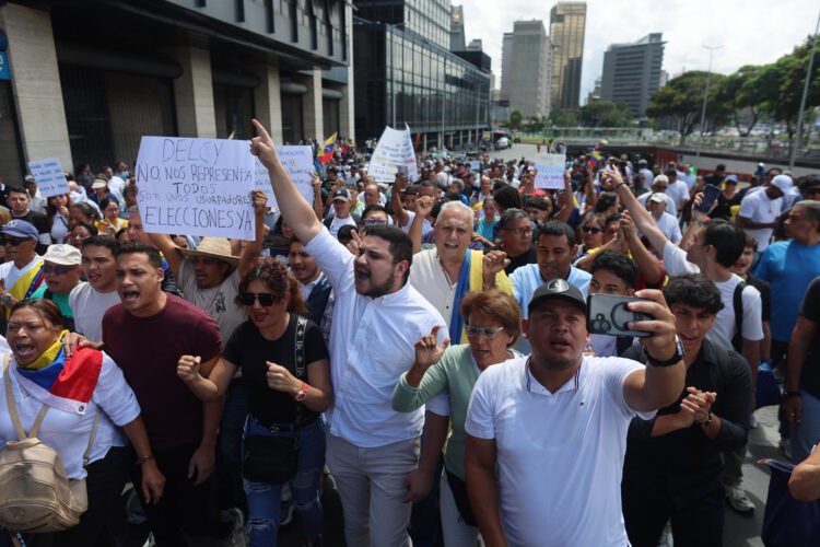 The streets are once again the scene of protests in Venezuela