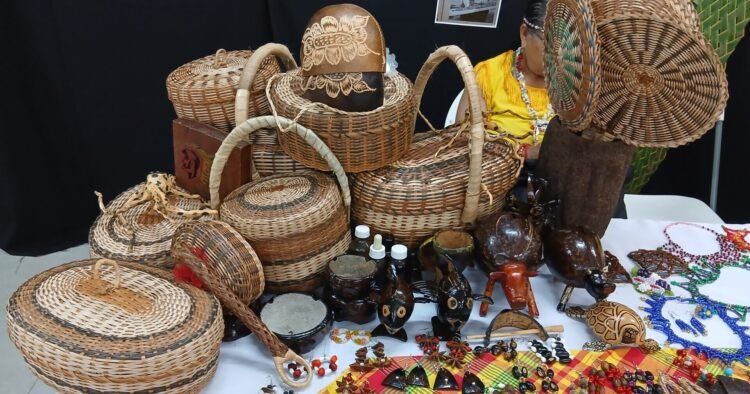 Kalinago artisans showcase traditional arts and crafts at Prevo Cinemall (with pictures)