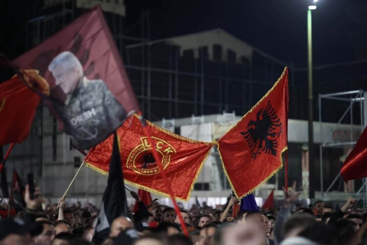 “Not in my name”, the protesters “block” Pristina again, photo from the protest against the Special’s decision