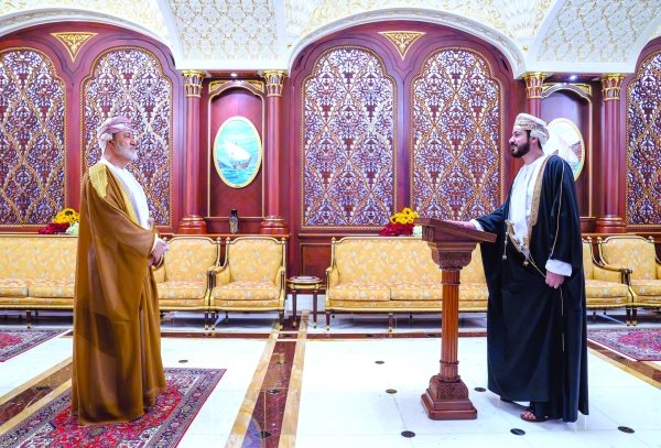 Ambassadors take oath of office before His Majesty