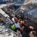 War-damaged Gaza building collapses, killing 16 people seeking shelter inside