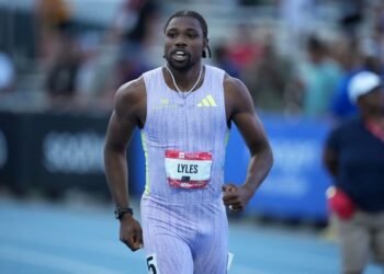 Athletics: Athletics-Lyles eyes American records as he plots path to Los Angeles Olympics