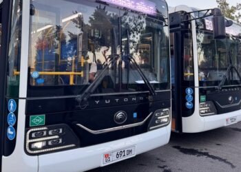 New buses have arrived on route No. 153 in Bishkek – News from Kyrgyzstan – AKIpress