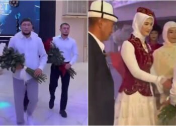 UFC fighter Myktybek Orolbay uulu got married