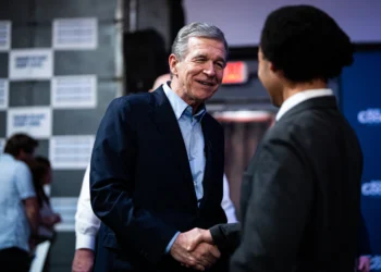 Why a candidate leading in North Carolina is running like he is behind