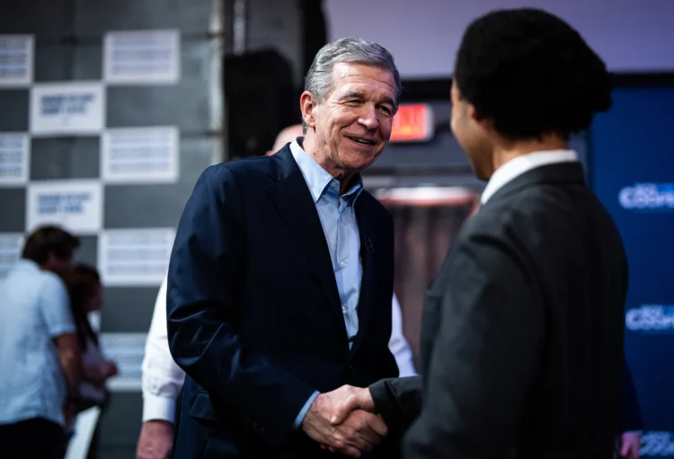 Why a candidate leading in North Carolina is running like he is behind