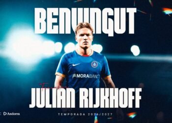 FC Andorra includes Julian Rijkhoff on loan from Ajax with an option to buy