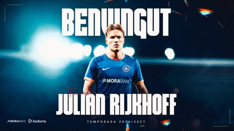 FC Andorra includes Julian Rijkhoff on loan from Ajax with an option to buy