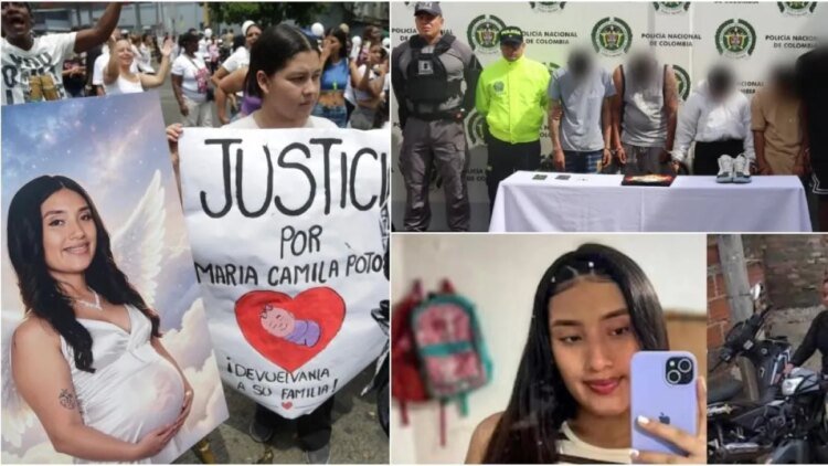 The clues that allowed the capture of five gang suspects and the discovery of the body of a baby in the case of the murder of María Camila Potosí