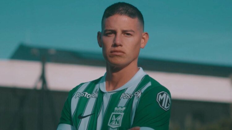 James Rodríguez’s first words as an Atlético Nacional player: ‘I already want to be there’