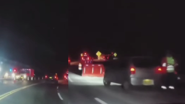 What is known about the crime committed by a former soldier who carried the bodies of his wife and daughter in his car and the route he took to escape: ‘He returns’