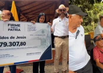 President Abelardo De La Espriella donated his first salary to geriatric homes in Quimbaya: ‘It was a sacred promise that I made and I am going to keep it’