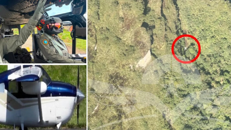 Air Force announces that it located remains of a missing small plane on the Condoto-Guaymaral route: photos of the place where the aircraft with 5 passengers impacted