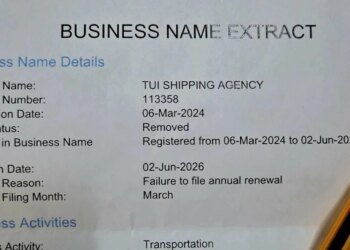 TUI SHIPPING deregistered by VFSC in June
