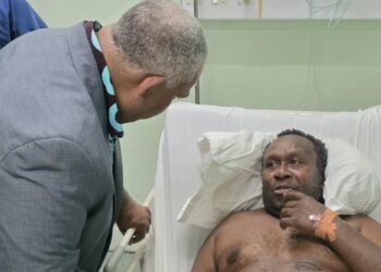 A difficult meeting, sharing the pain