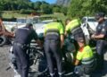 The police are collaborating with the police in the investigation of the fatal accident in Encamp