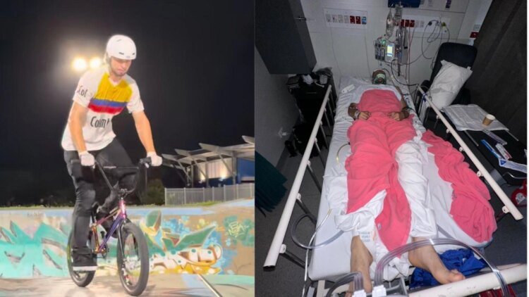 Colombian athlete remains in a coma in France after a serious accident: his mother is looking for resources to travel and accompany him in his recovery