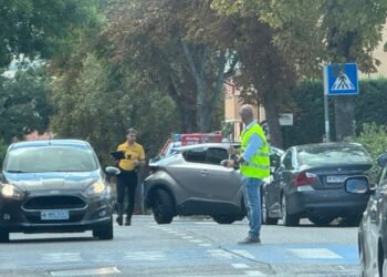 Fiorentino, collision between two cars at Pianacci: the Civil Police intervenes