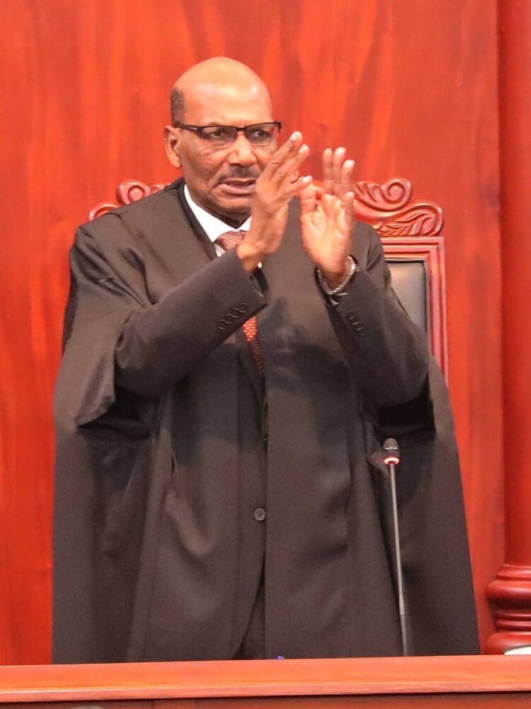 MARK STEPS IN AGAINSenate President casts deciding vote to break 15-15 stalemate on Public Procurement Bill