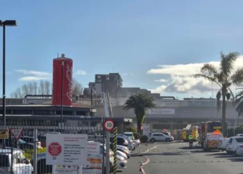 Firefighters tackle blaze at Coca-Cola building