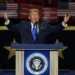 Bribes and lies: Trump makes desperate pitch at a half-full stadium