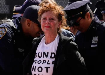 Watch: Oscar winner Susan Sarandon arrested amid protests over Netanyahu UN address