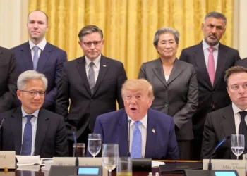 Trump says top tech firms have signed accord to ‘self-police’ AI development