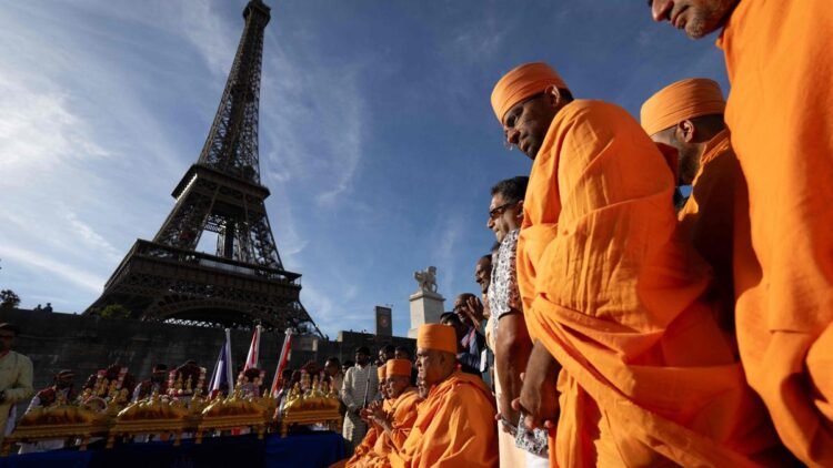 BAPS delegation at Eiffel Tower: Paris investigates claim of women being removed during visit