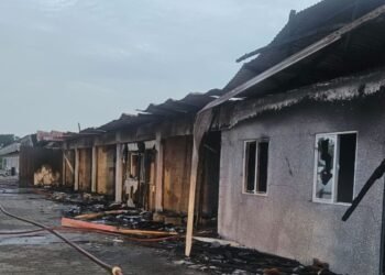 Apartments destroyed by fire – the True Time
