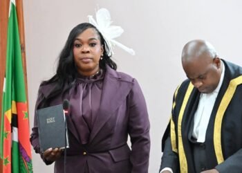 Ashma McDougall sworn in as Roseau North Parliamentary representative, pledges to work across political lines